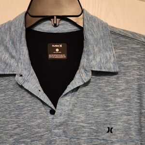 Hurley Heathered Blue Polo Shirt